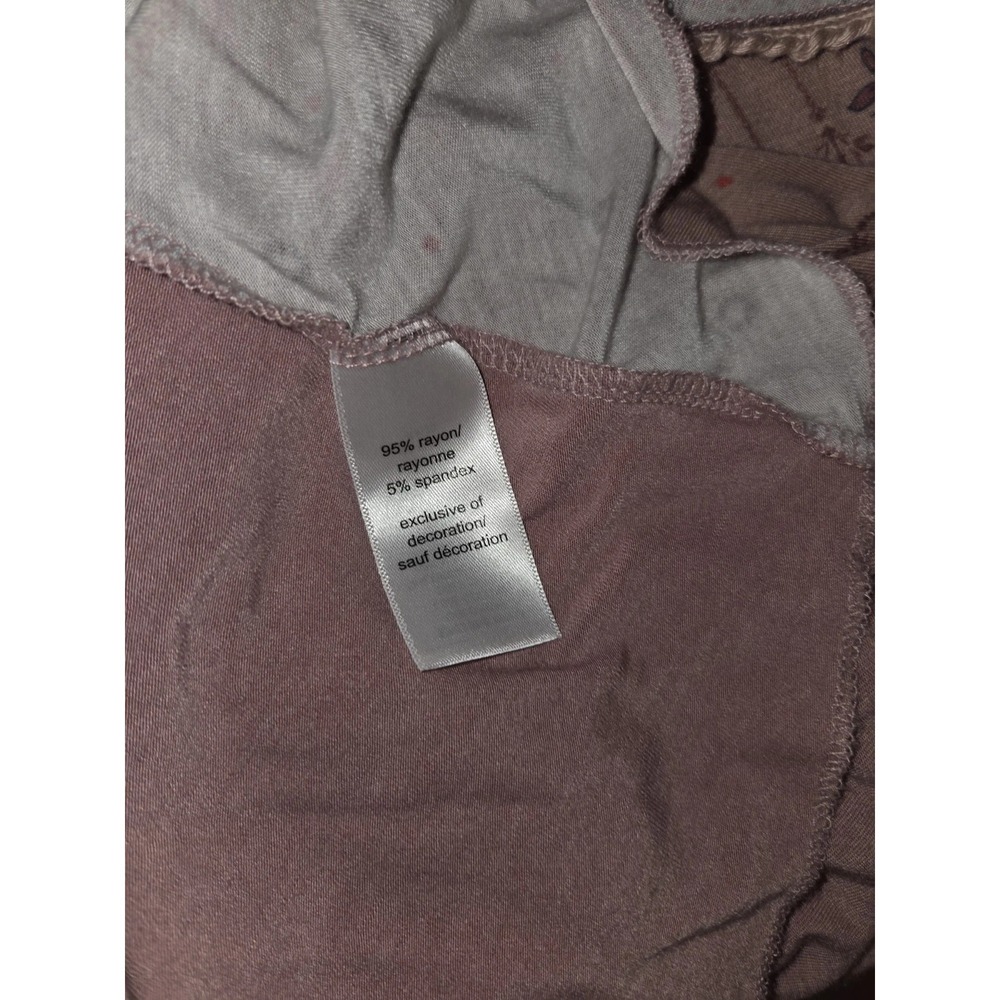 Maurices Women's Mauve/Pink Floral Sleeveless Flowy Tank Top  Size Large - Picture 4 of 6